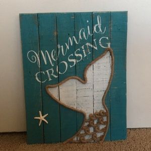 Mermaids Crossing Sign